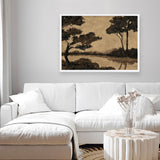 Woodland Pond I Art Print