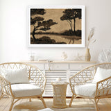 Woodland Pond I Art Print