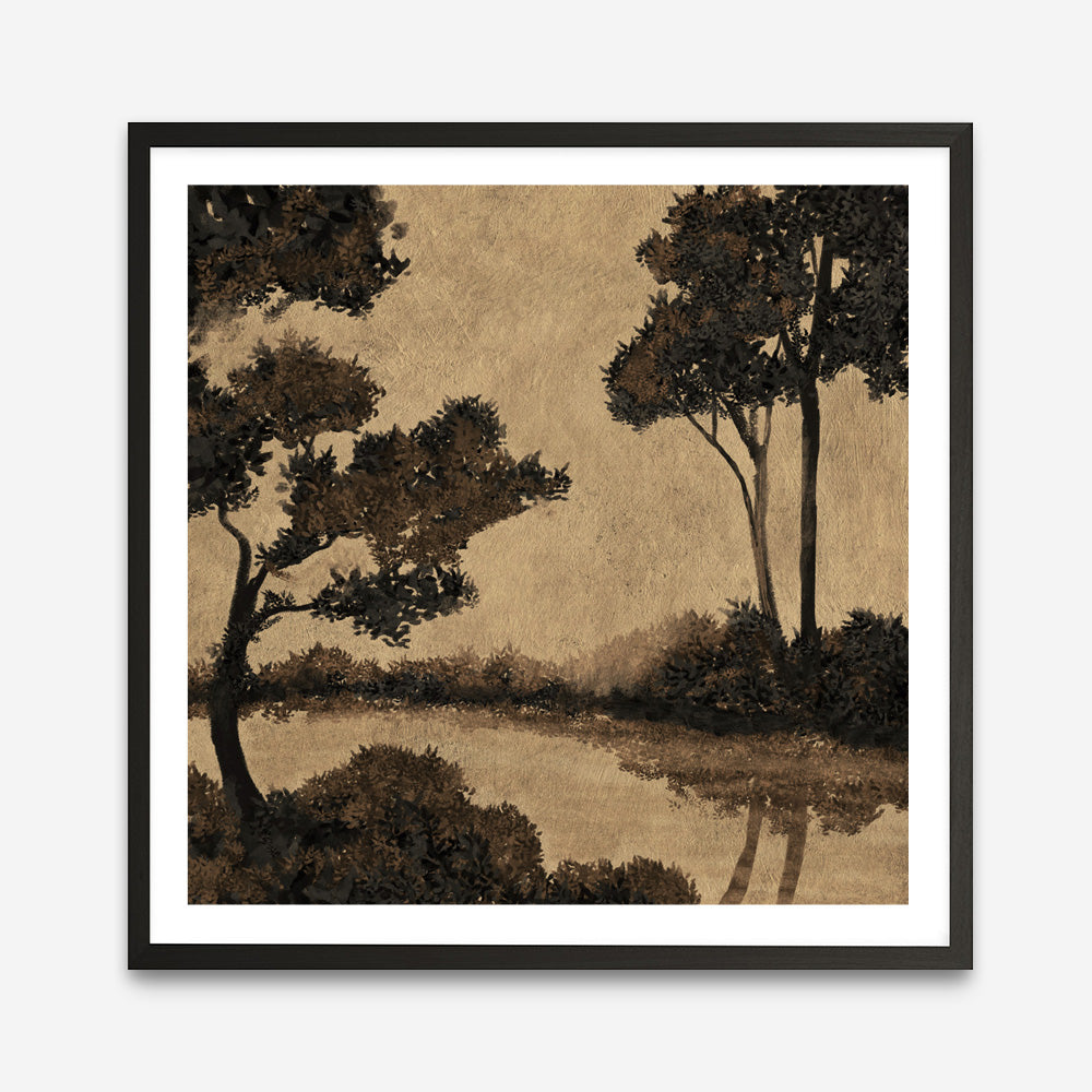 Woodland Pond I (Square) Art Print