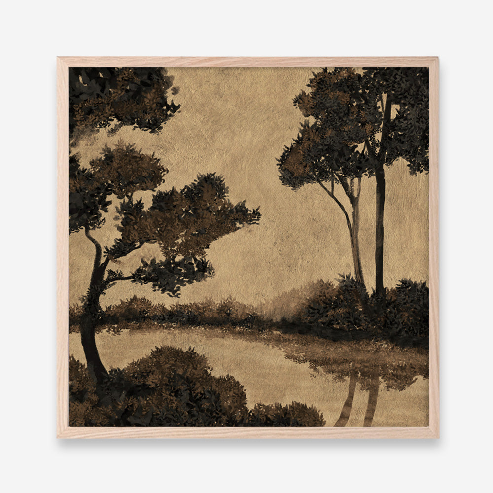 Woodland Pond I (Square) Art Print