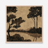 Woodland Pond I (Square) Art Print