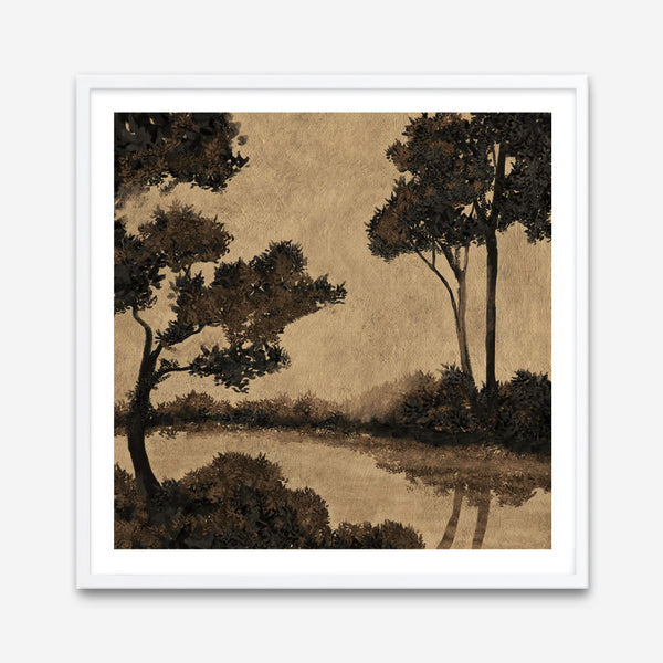 Woodland Pond I (Square) Art Print