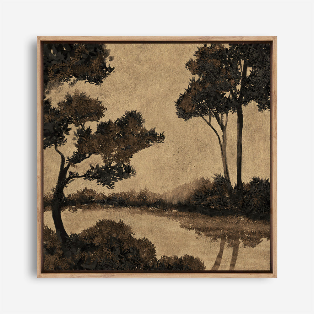 Woodland Pond I (Square) Canvas Print