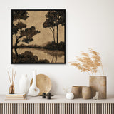Woodland Pond I (Square) Canvas Print
