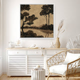 Woodland Pond I (Square) Canvas Print