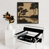 Woodland Pond I (Square) Art Print