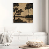 Woodland Pond I (Square) Art Print