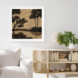 Woodland Pond I (Square) Art Print