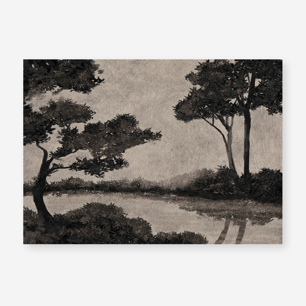 Woodland Pond II Art Print