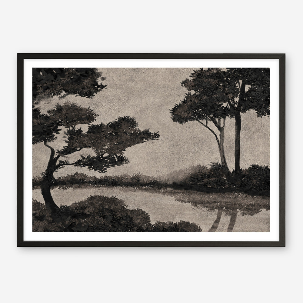 Woodland Pond II Art Print