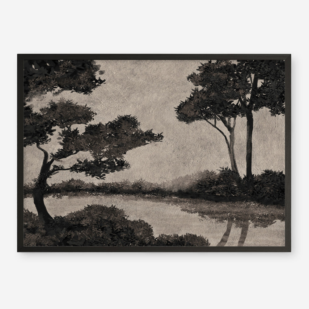 Woodland Pond II Art Print