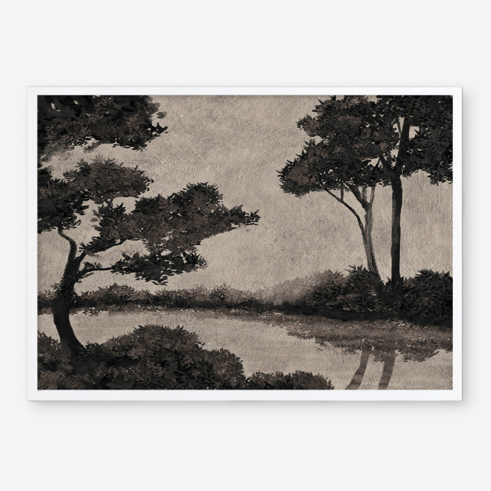 Woodland Pond II Art Print