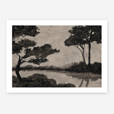 Woodland Pond II Art Print