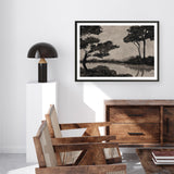 Woodland Pond II Art Print