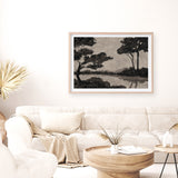 Woodland Pond II Art Print