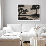 Woodland Pond II Art Print