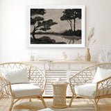 Woodland Pond II Art Print