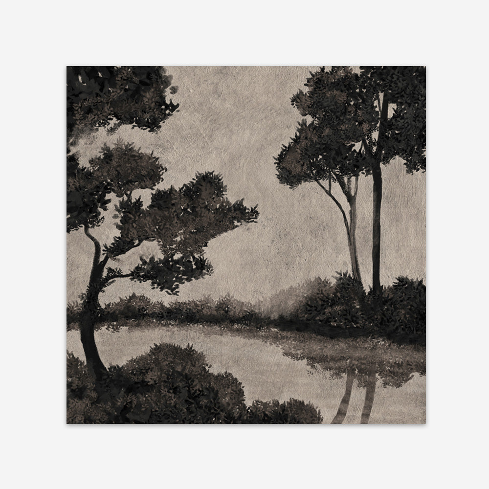 Woodland Pond II (Square) Art Print