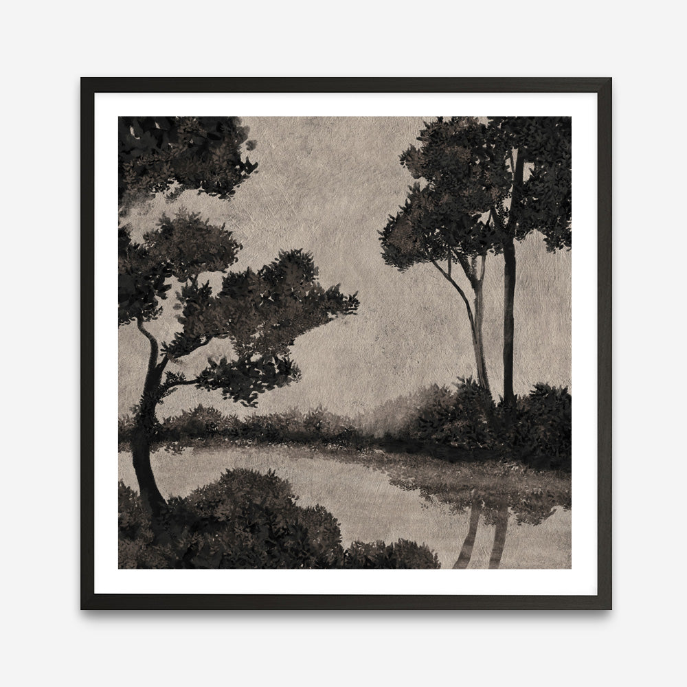 Woodland Pond II (Square) Art Print