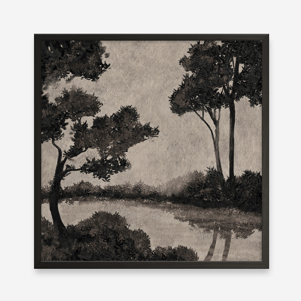 Woodland Pond II (Square) Art Print
