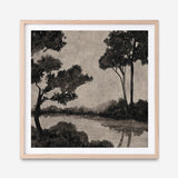 Woodland Pond II (Square) Art Print