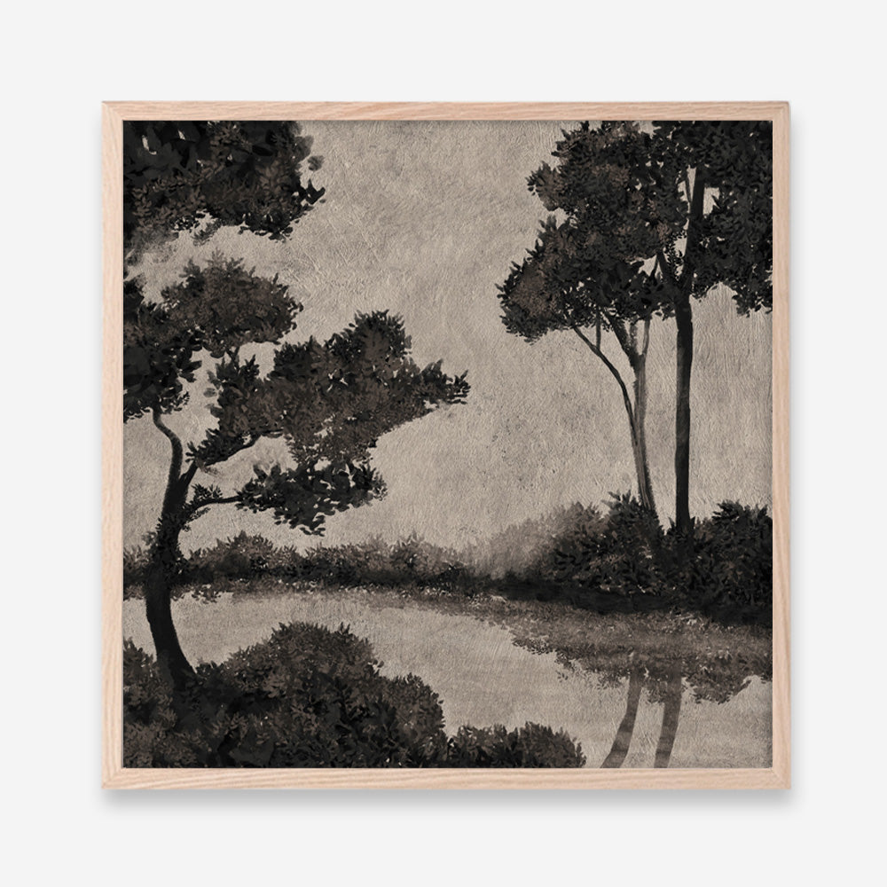 Woodland Pond II (Square) Art Print