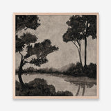 Woodland Pond II (Square) Art Print