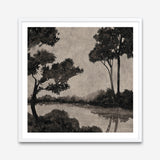 Woodland Pond II (Square) Art Print