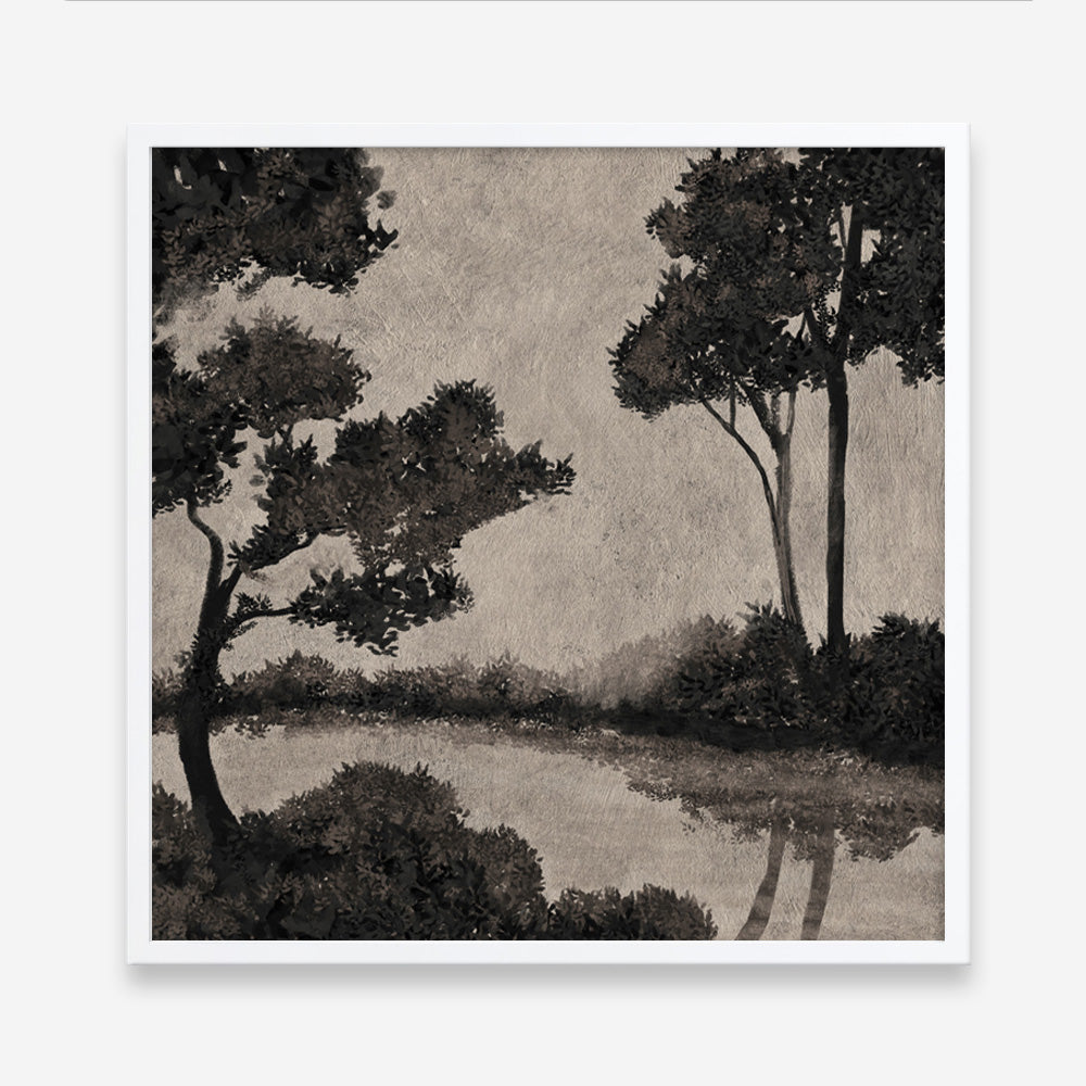 Woodland Pond II (Square) Art Print