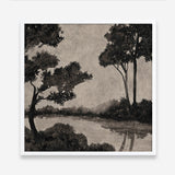 Woodland Pond II (Square) Art Print