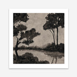 Woodland Pond II (Square) Art Print