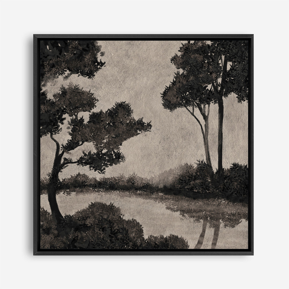 Woodland Pond II (Square) Canvas Print