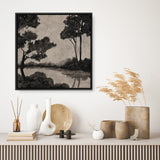 Woodland Pond II (Square) Canvas Print
