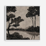 Woodland Pond II (Square) Canvas Print