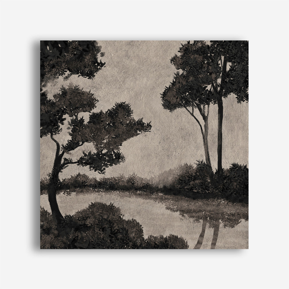 Woodland Pond II (Square) Canvas Print