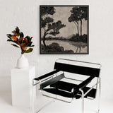 Woodland Pond II (Square) Art Print