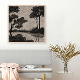 Woodland Pond II (Square) Art Print