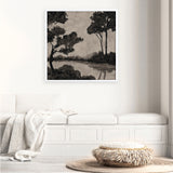 Woodland Pond II (Square) Art Print