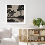 Woodland Pond II (Square) Art Print