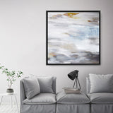 Number Nine 1 (Square) Canvas Print