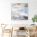 Number Nine 1 (Square) Canvas Print