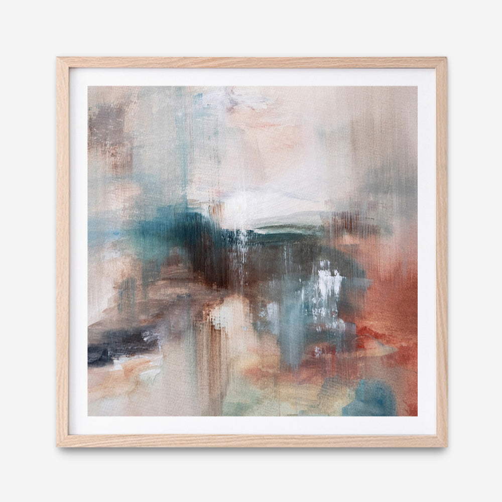 Autumn River No. 1 (Square) Art Print