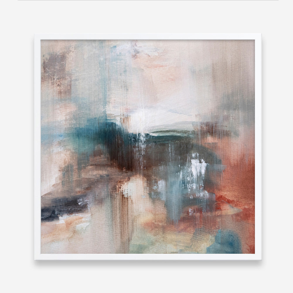Autumn River No. 1 (Square) Art Print