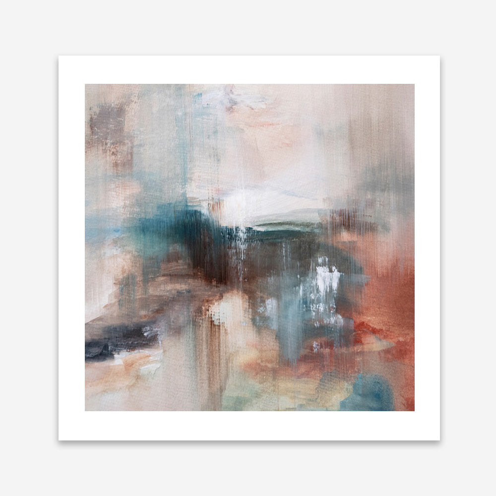 Autumn River No. 1 (Square) Art Print