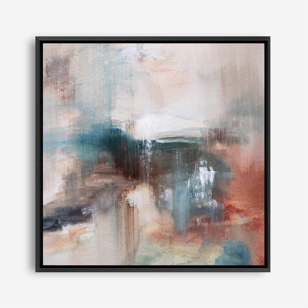 Autumn River No. 1 (Square) Canvas Print