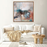 Autumn River No. 1 (Square) Canvas Print
