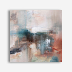 Autumn River No. 1 (Square) Canvas Wall Art Print