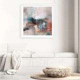 Autumn River No. 1 (Square) Art Print