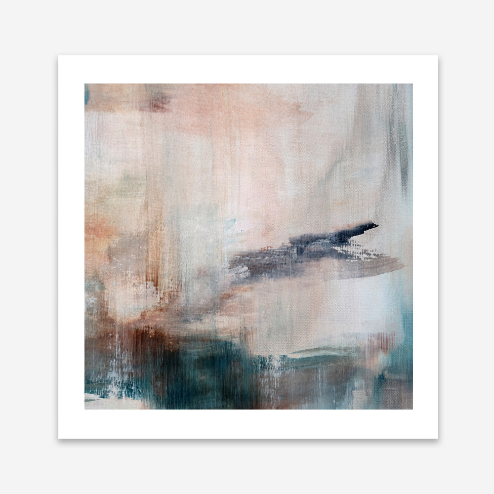 Autumn River No. 2 (Square) Art Print