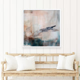 Autumn River No. 2 (Square) Art Print